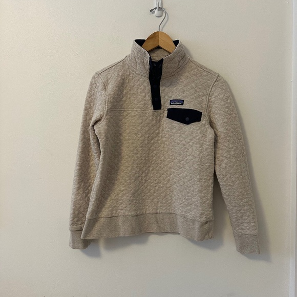 Patagonia Tops - Patagonia Organic Cotton Quilt Snap-T Pullover Sweatshirt | Size XS